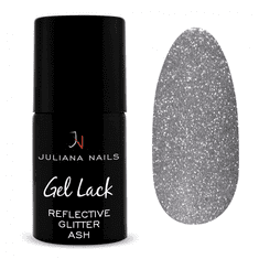 Juliana Nails Gel Lak Reflective Glitter siva z bleščicami No.737 6ml