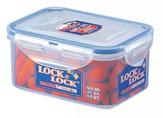 Lock & Lock POSODA ZA HRANO Z ZAKLEPOM 15,5X11X7CM 600ML, PLASTIKA