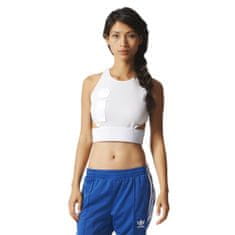 Adidas Majice obutev za trening bela S Cropped Top