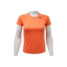 Adidas Majice obutev za trening oranžna XS D2M Tee Lose