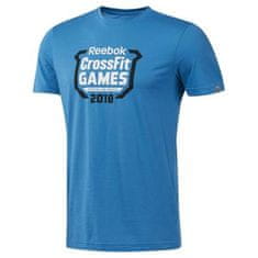 Reebok Majice obutev za trening modra S Crossfit Games Crest