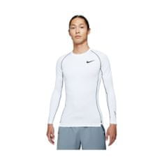 Nike Majice obutev za trening bela XL Pro Tight Top