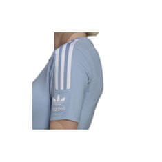 Adidas Majice obutev za trening svetlo modra S Tight Tee