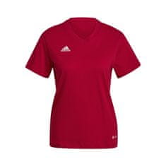 Adidas Majice obutev za trening rdeča XS Entrada 22 Tee W