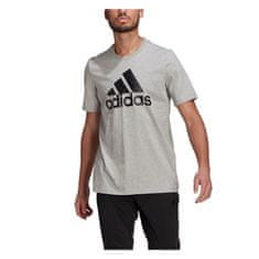 Adidas Majice obutev za trening siva L Essentials Big Logo