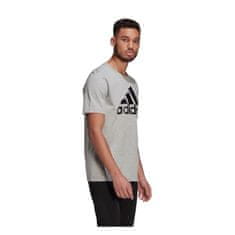 Adidas Majice obutev za trening siva L Essentials Big Logo