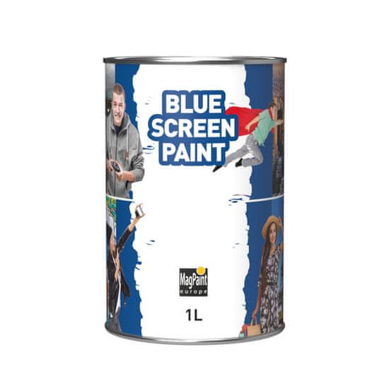 MagPaint Bluescreen Paint MODRA BARVA za scenska ozadja 1 liter