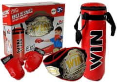 shumee Boksarski set Bag Gloves Winner Boxer Belt