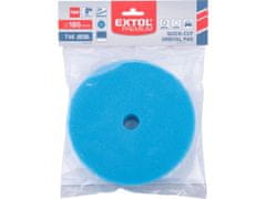 Extol Premium Polirni disk pena, orbitalno, T60, modra, průměr180x25mm, ježevi trakovi průměr152mm