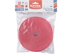 Extol Premium Polirni disk pena, orbitalno, T10, rdeča, průměr180x25mm, ježevi trakovi průměr152mm