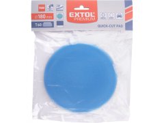 Extol Premium Polirni disk pena, T60, modra, průměr180x30mm, ježevi trakovi průměr150mm