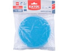 Extol Premium Polirni disk pena, T60, modra, průměr200x30mm, ježevi trakovi průměr180mm