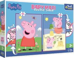 Trefl Dvostranska sestavljanka Piglet Peppa Pig: Hello BABY MAXI 2x10 kosov