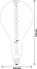 Avide 9570250 RIALTO jumbo žarnica 8W 2400K E27