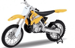 Welly Motocikel Suzuki RM250 1:18 rumena