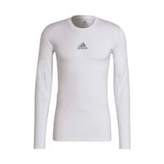 Adidas Majice obutev za trening bela L Techfit Compression