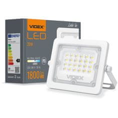 VIDEX Reflektor LED svetilka 20W 1800lm 5000K IP65 bela LUCA