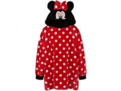 Disney Minnie Mouse Disney dekliški pulover/halja/dekca s kapuco, snuddie 104-116 cm