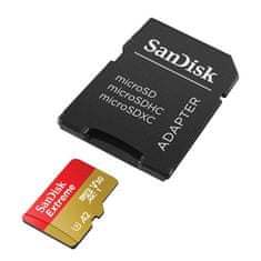 SanDisk Pomnilniška kartica SANDISK EXTREME microSDXC 128 GB 190/90 MB/s UHS-I U3 (SDSQXAA-128G-GN6MA)