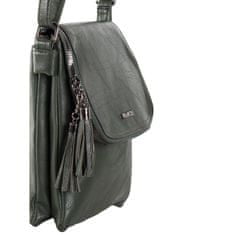 F & B Ženska torbica z zadrgami CROSSBODY temno zelena OW-TR-5004-2_391077 Univerzalni