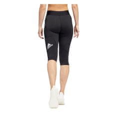 Adidas Hlače obutev za trening črna 152 - 157 cm/XS Techfit Capri