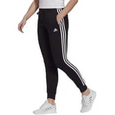 Adidas Hlače obutev za trening črna 164 - 169 cm/M Essentials Fleece 3STRIPES