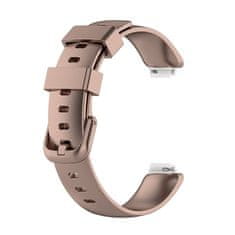 BStrap Silicone pašček za Fitbit Inspire 2, rose gold