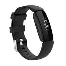 BStrap Silicone pašček za Fitbit Inspire 2, black