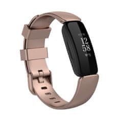 BStrap Silicone pašček za Fitbit Inspire 2, rose gold