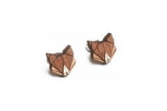 BeWooden leseni uhani Fox Earrings univerzalna