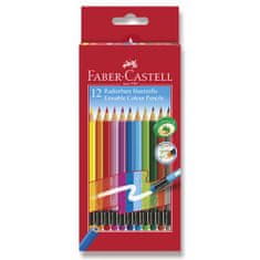 Faber-Castell barvice z barvno gumo 12 barv