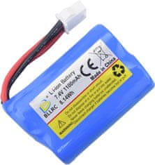 YUNIQUE GREEN-CLEAN 1 kos Lipo baterija 7.4V 1100mAh za BLLRC L100 HONGXUNJIE HJ808 Daljinski upravljalnik Čoln RC dodatki Čoln visoke hitrosti Toy Daljinski upravljalnik