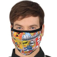 Northix Zaščitna maska za večkratno uporabo, 3 plasti - strip 