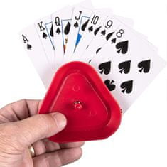 Northix 4x plastična držala za igralne karte 