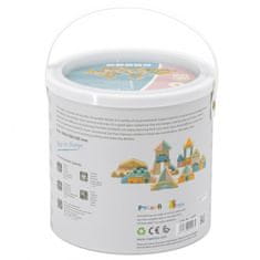 Viga Toys PolarB Lesene mestne kocke 50 kosov Montessori