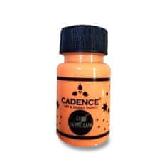 Cadence Akrilne barve Premium 50 ml, svetleče v temi, oranžne