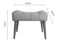 Atelier Del Sofa Puf, New Cool - Kremasta