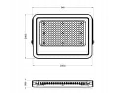 ECOLIGHT LED reflektor PREMIUM LINE - 150W - IP65 - hladno bela