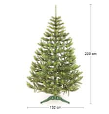 nabbi Božično drevo Christee 16 220 cm - zeleno