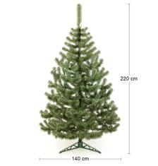 nabbi Božično drevo Christee 8 220 cm - zeleno