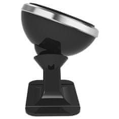 BASEUS Magnetno držalo za telefon v avtomobilu (srebrno)