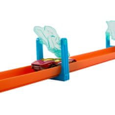 Hot Wheels Track Builder Ice Crush z dirkalnimi dodatki (HNJ66)