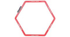 Merco Multipack 4pcs Agility Hex Hexagon Red