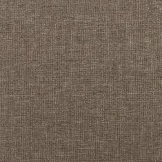 Greatstore Stolček za noge taupe 70x55x41 cm blago