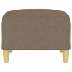 Greatstore Stolček za noge taupe 70x55x41 cm blago