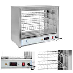 Royal Catering Ogrevalna omara za prikaz tople hrane 1000W 64cm široka