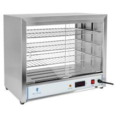 Royal Catering Ogrevalna omara za prikaz tople hrane 1000W 64cm široka