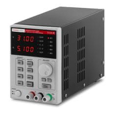 NEW Laboratorijski napajalnik s spominsko funkcijo 0-30VDC 0-5A USB / RS232 + CD S-LS-31