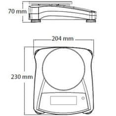 NEW Kompaktna natančna namizna tehtnica NAVIGATOR NV 620g / 0,01g - OHAUS NV622