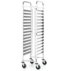 shumee Transportni voziček za transport catering posod 15x GN1/1 Kitchen Line - Hendi 813270